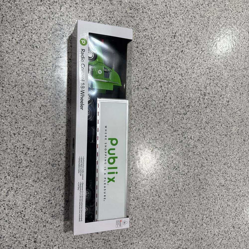 Publix RC 18-Wheeler Radio Control Truck with Detachable Trailer